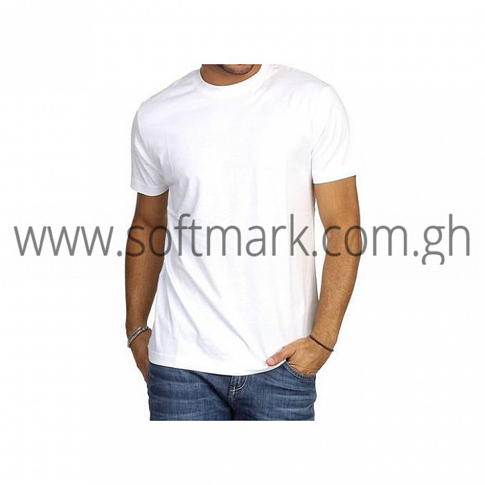 Softmark - Round Neck Short Sleeve T-Shirt - White 3 Pcs